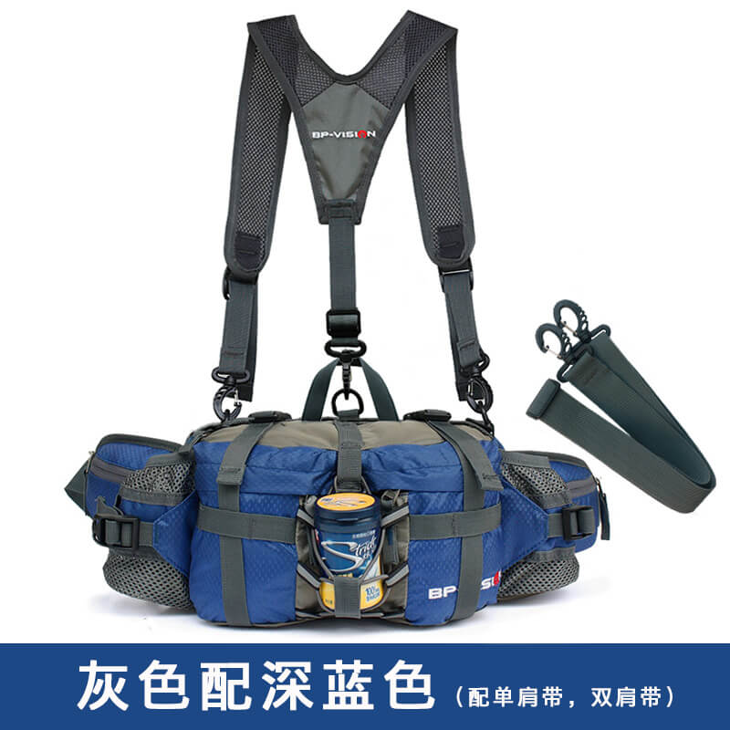 深藍 配單雙肩帶